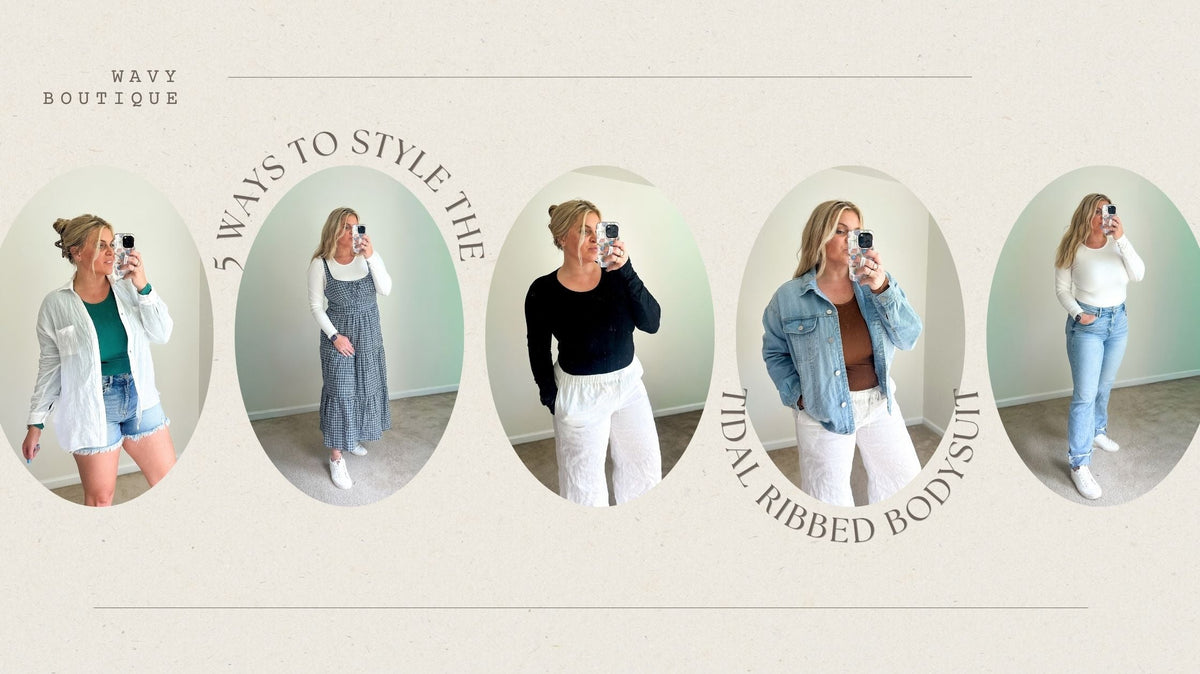 5 Ways to Style the Tidal Ribbed Long Sleeve Bodysuit