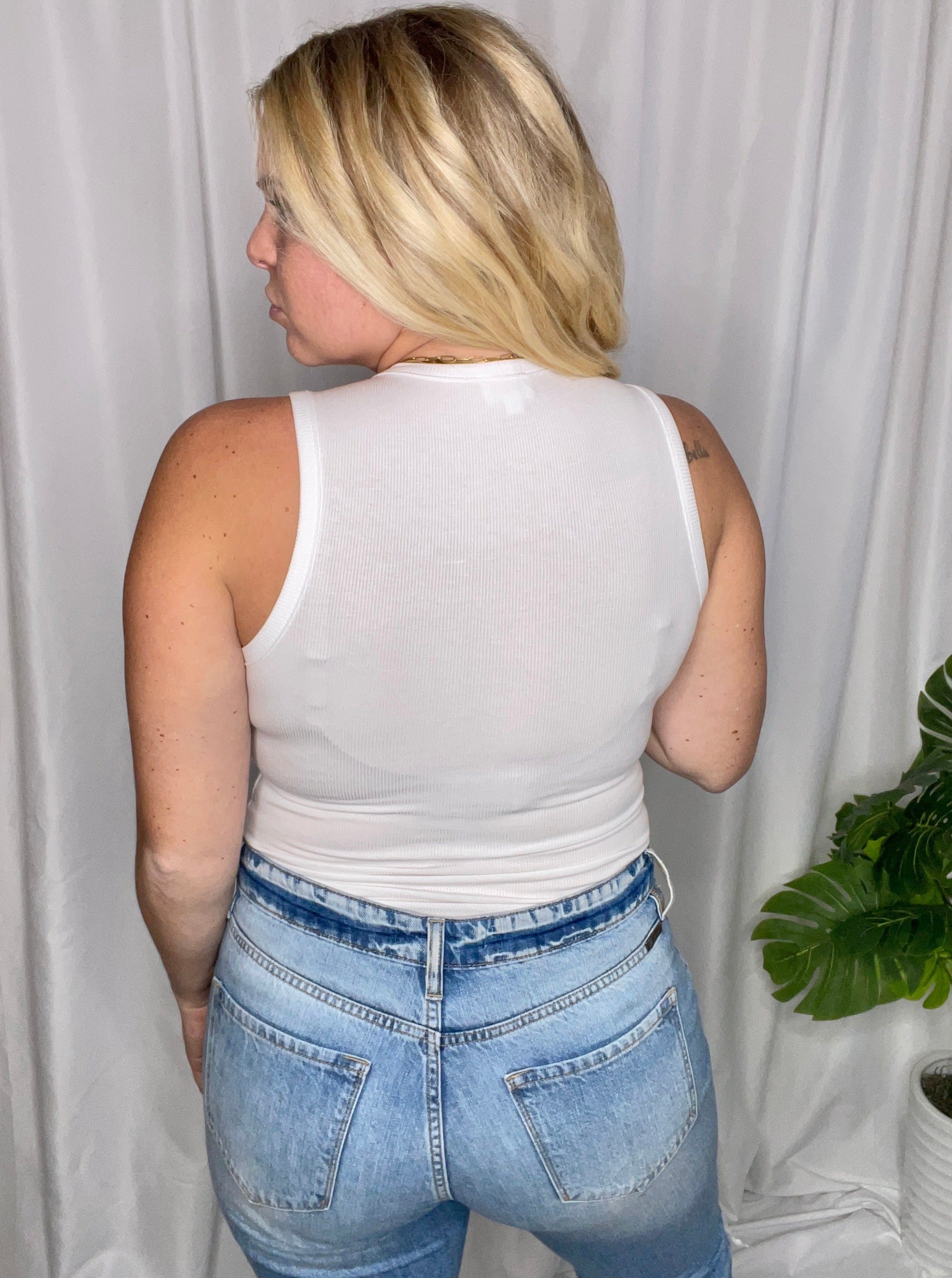 Jenna Bodysuit, white