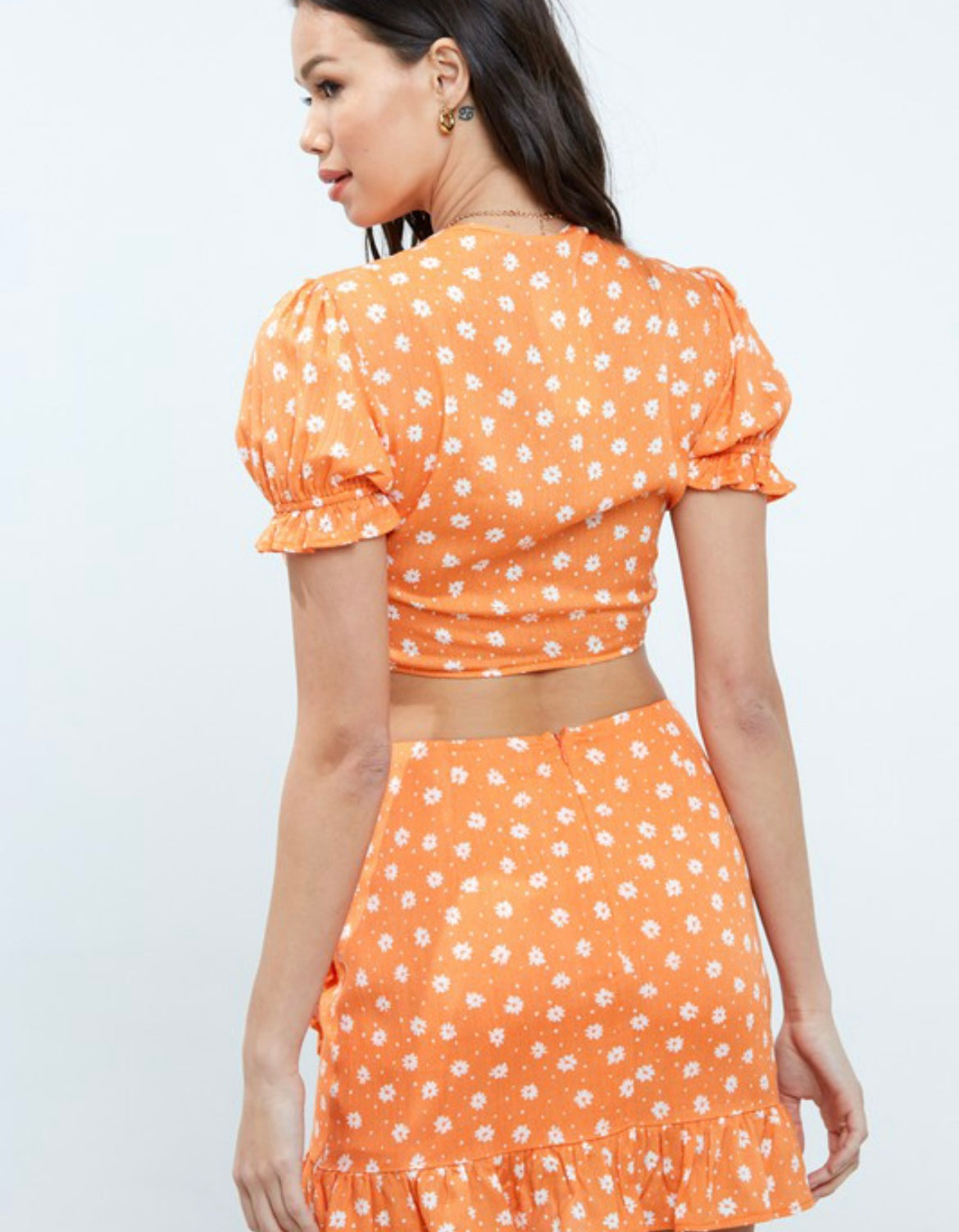 Let That Mango skirt set