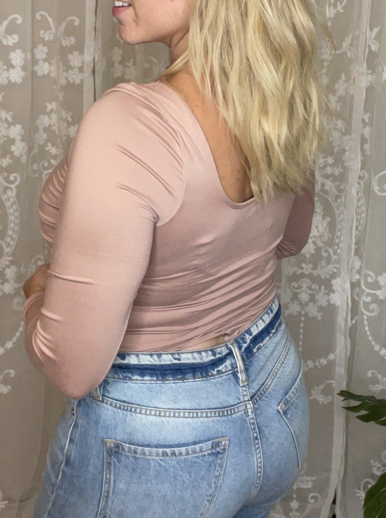 Love Me Knot Bodysuit, mauve