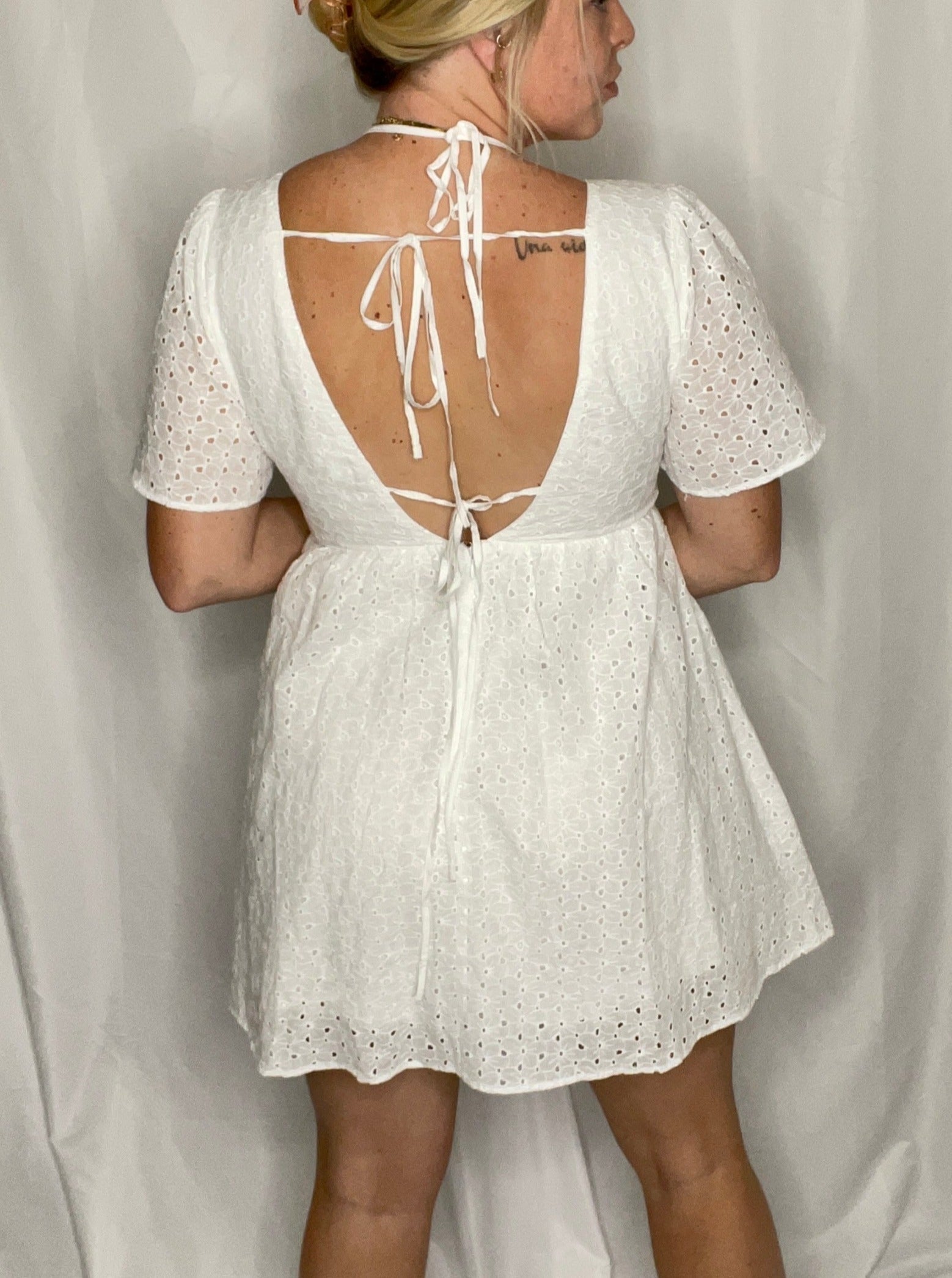 Isn't She Lovely Dress, white