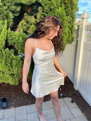 Cloud 9 Strappy Dress, champagne