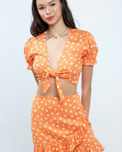 Let That Mango skirt set