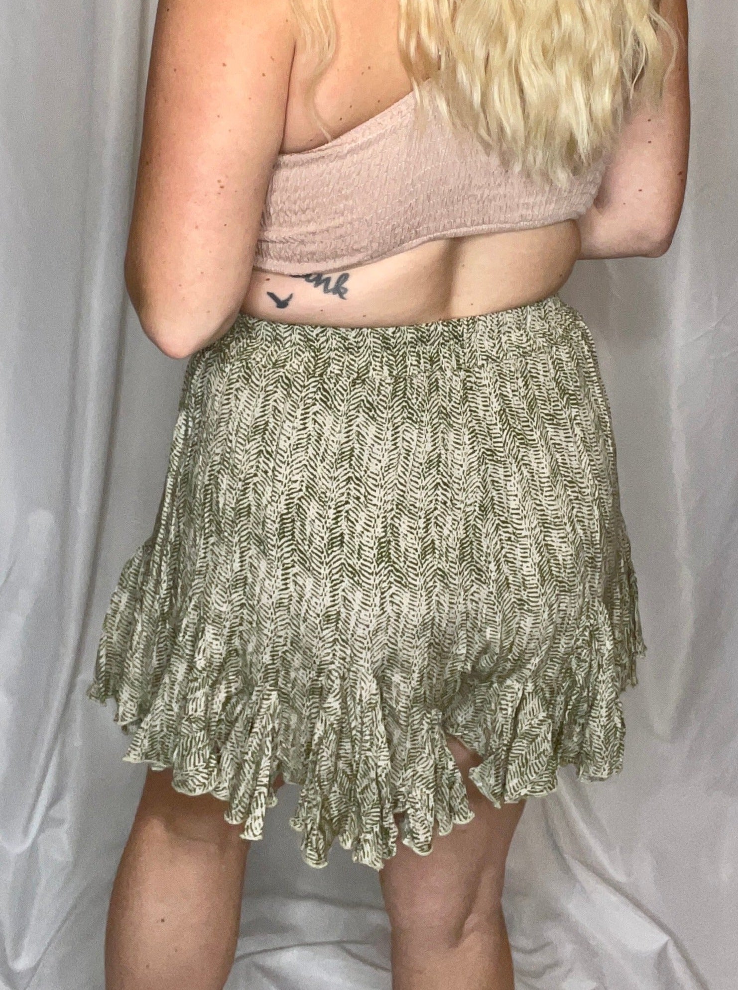 Safari Printed Skort, green