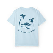 The Beach is Calling graphic tee