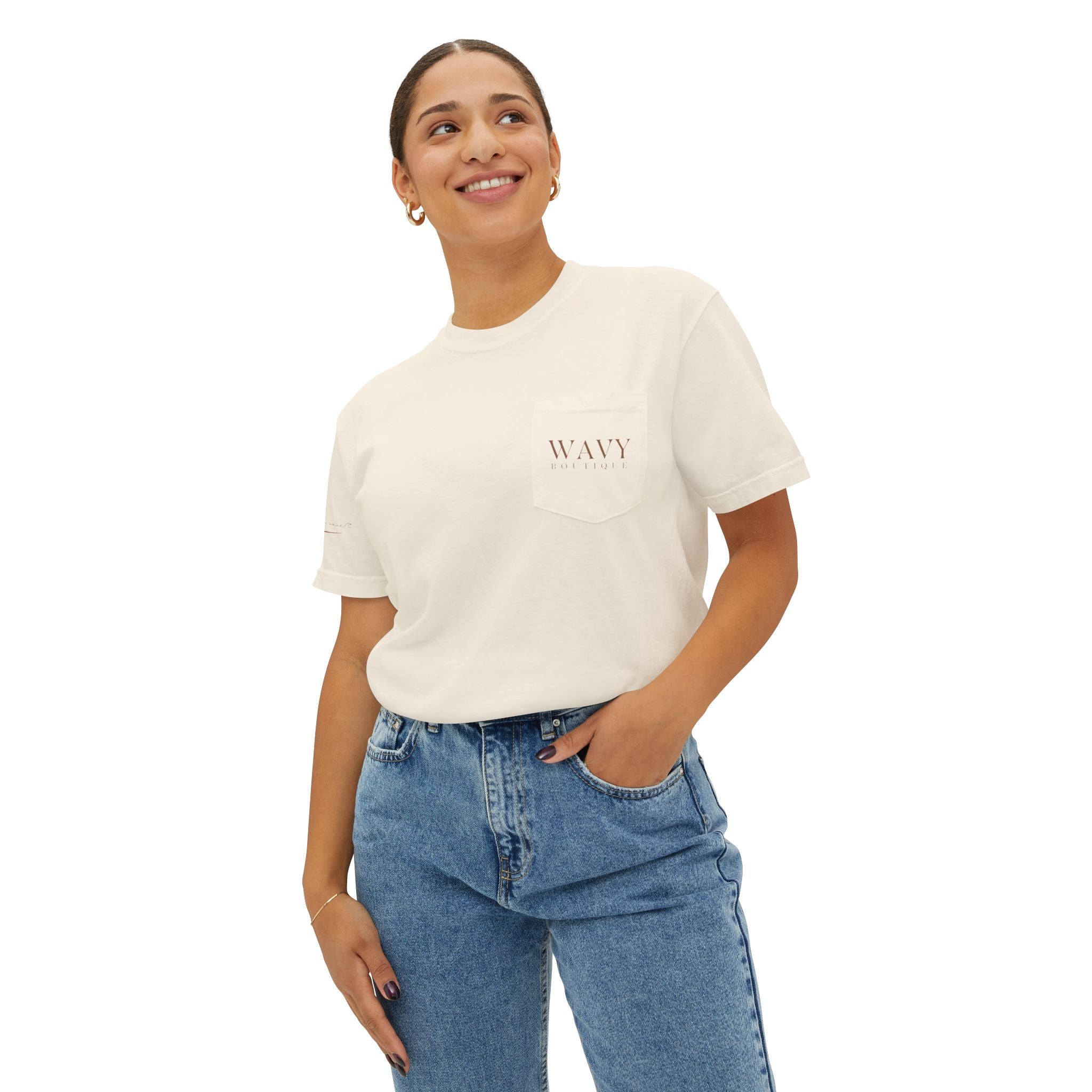 Wavy Boutique Pocket Tee