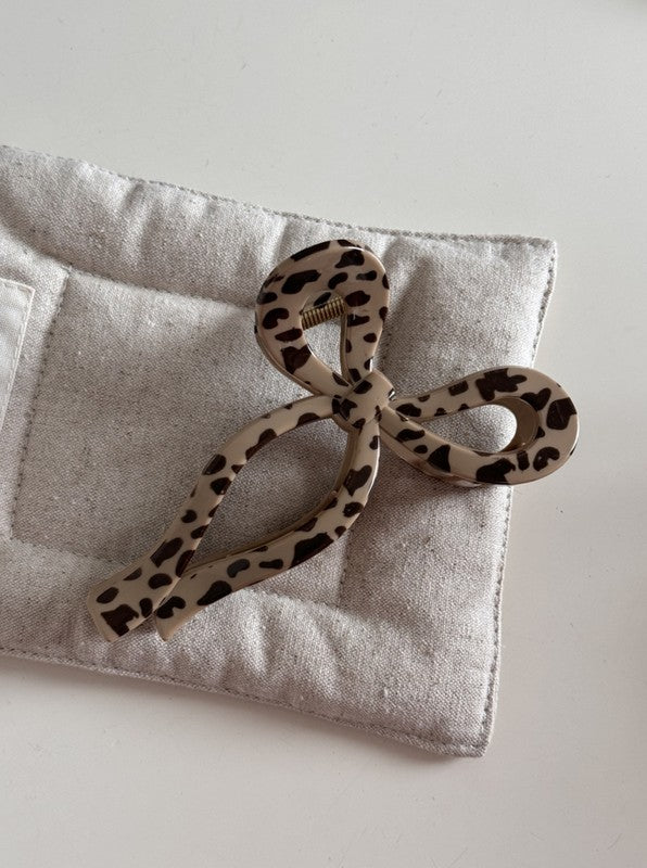 Leopard Print Claw Clip