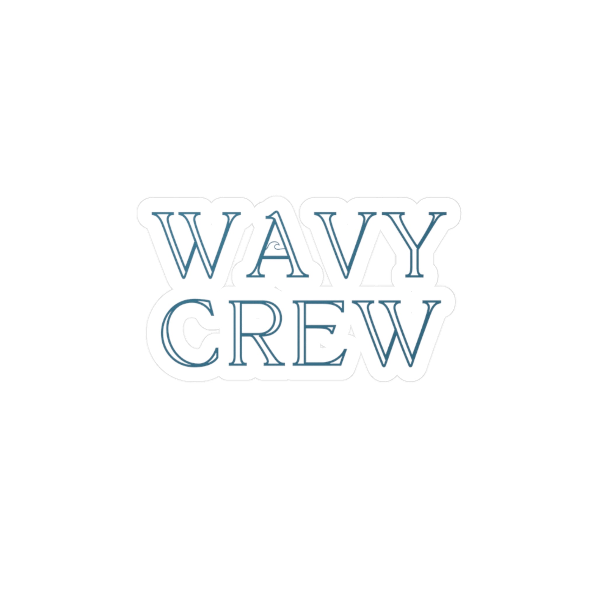 WAVY CREW sticker