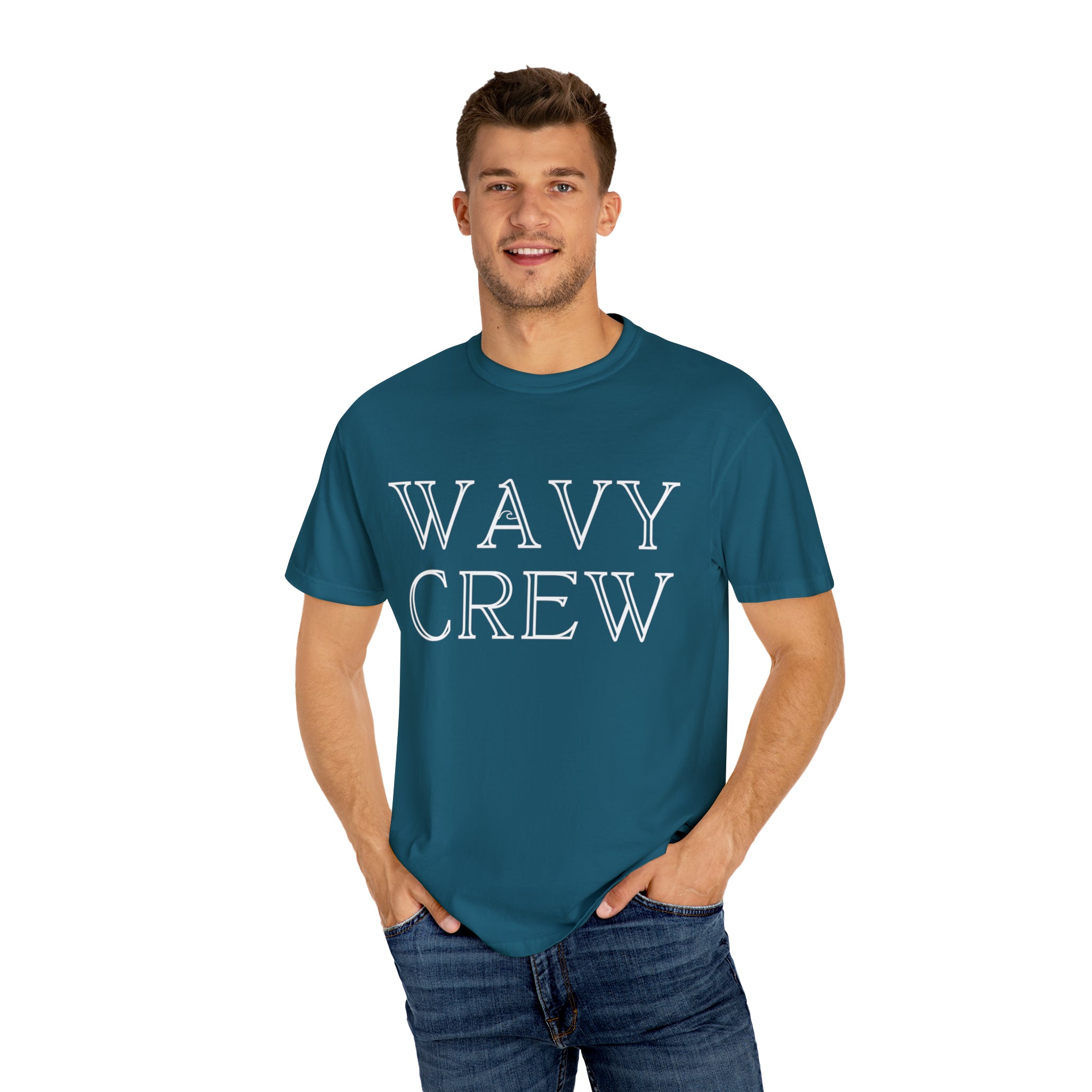 Wavy Crew graphic tee