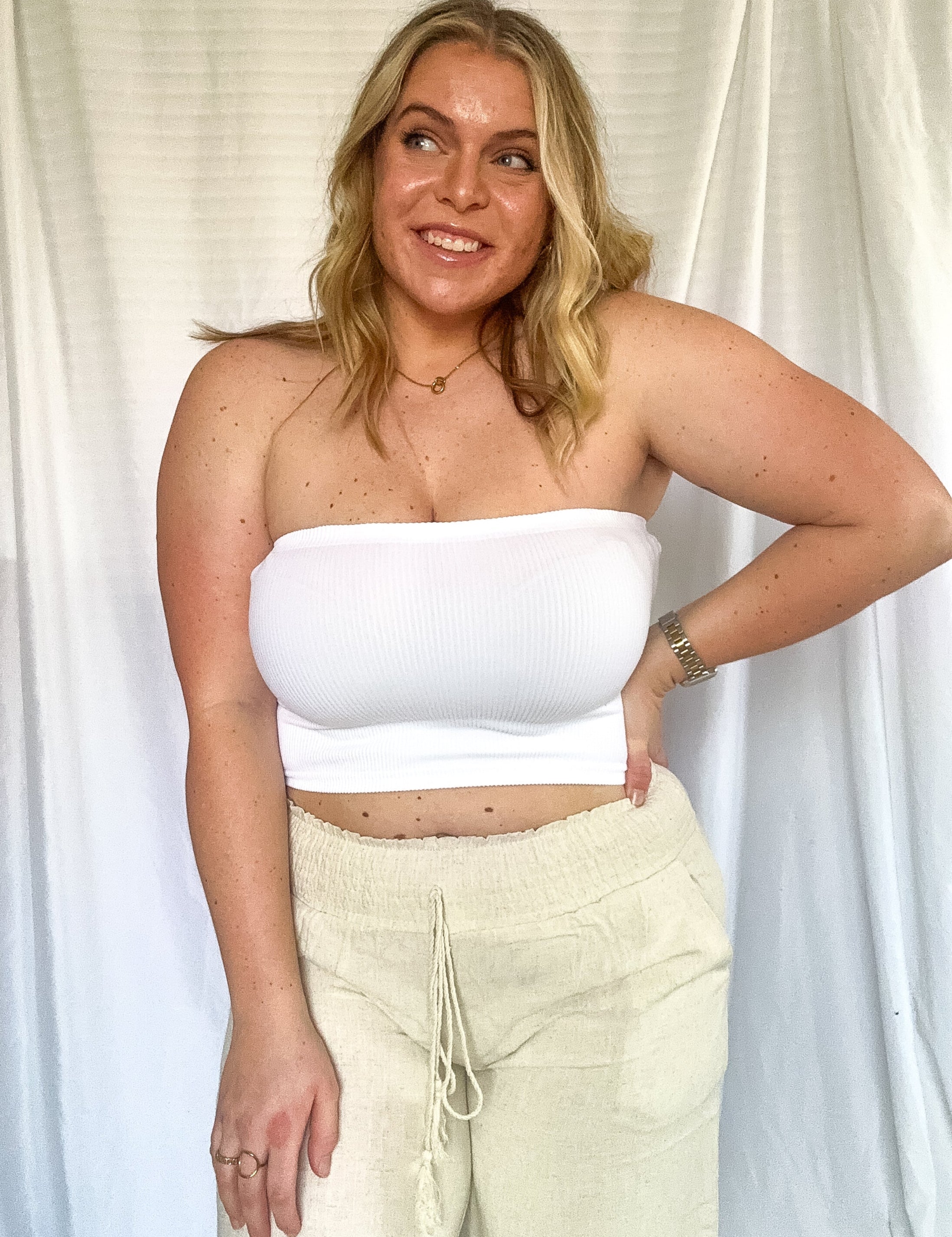 Laguna Seamless Ribbed Tube Top