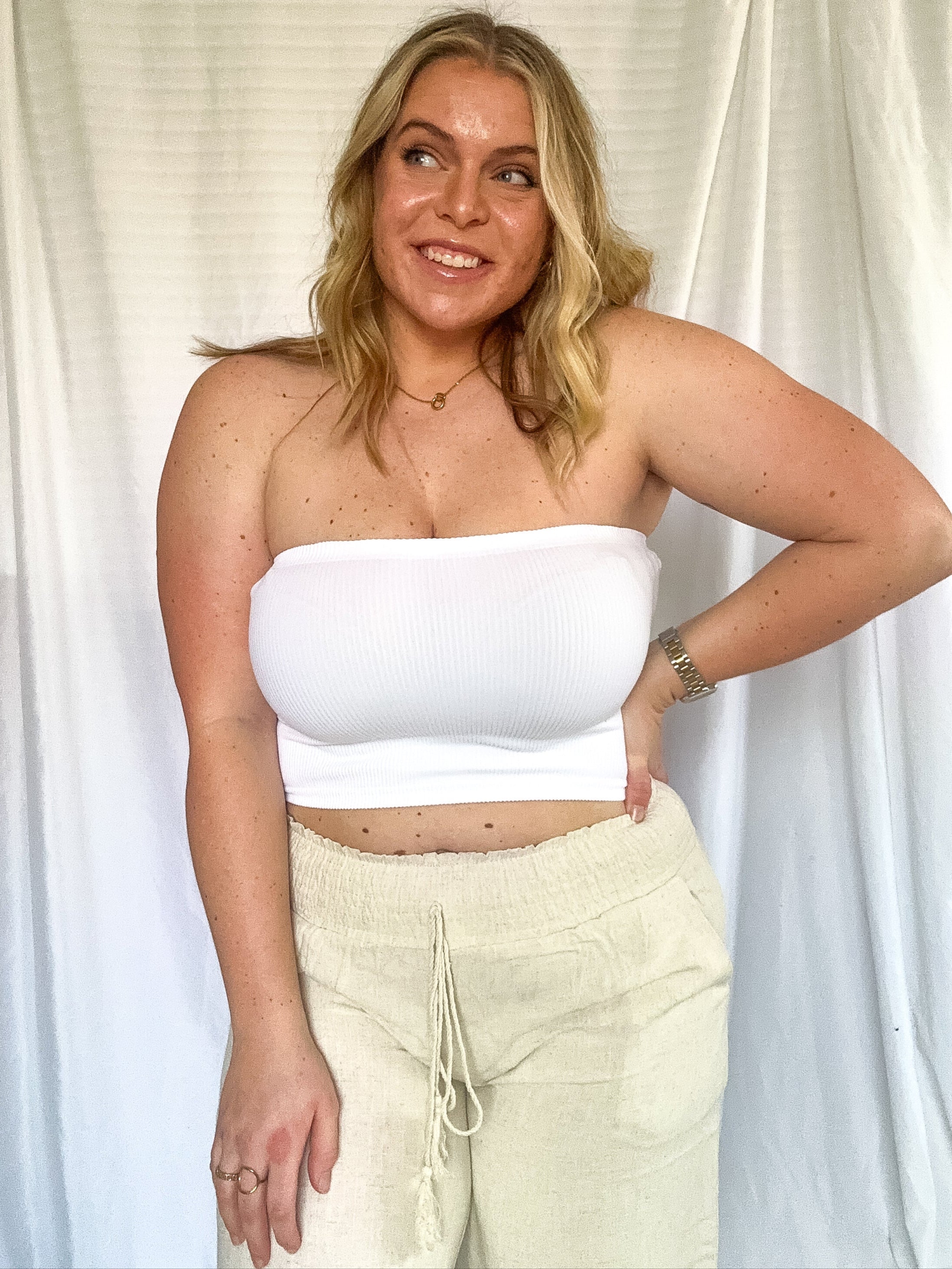 Laguna Seamless Ribbed Tube Top