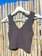 Averi cropped seamless tank top