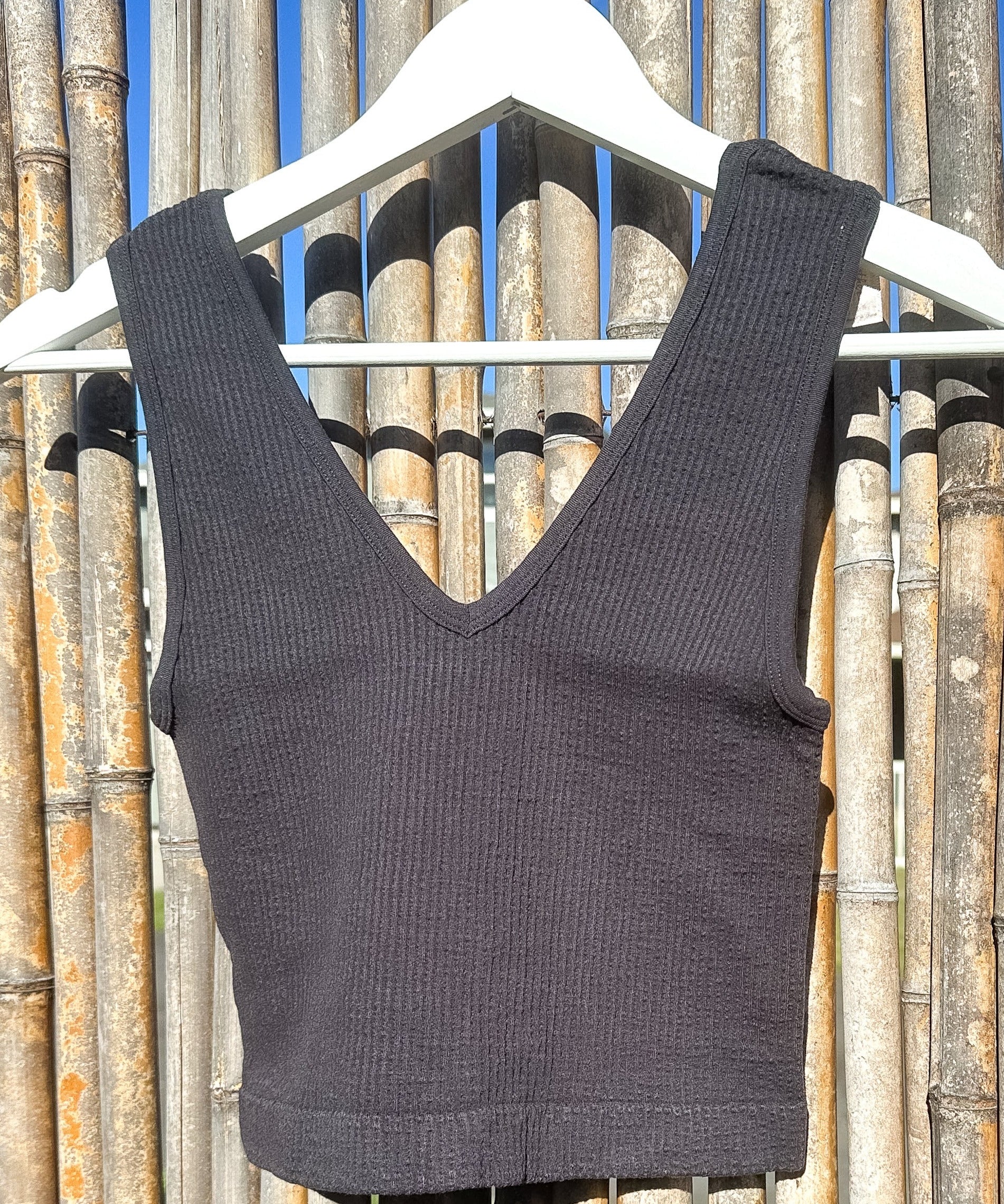Averi cropped seamless tank top