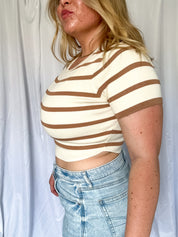 Sail Away striped knit top