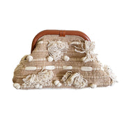 Down the Shore Clutch, beige