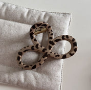 Leopard Print Claw Clip