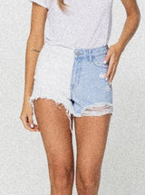 Surf Beach color block shorts