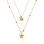 Siren Necklace, gold