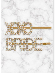 XOXO Bride Hair Pins