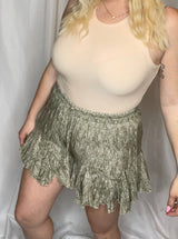 Safari Printed Skort, green