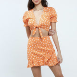 Let That Mango skirt set