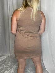 All the Time Tank Dress, chocolate