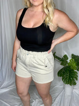 Beach Town paper bag shorts