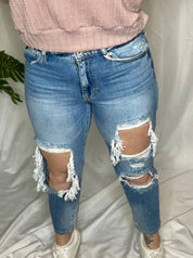 Kancan Taylor High Rise Boyfriend Fit Jeans