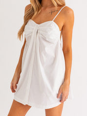 Koko sleeveless tunic dress, white