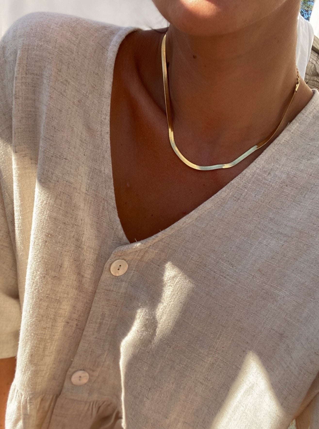 Weekender Herringbone Necklace